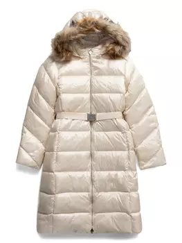 GUESS USA пуховик с поясом, нейтральный