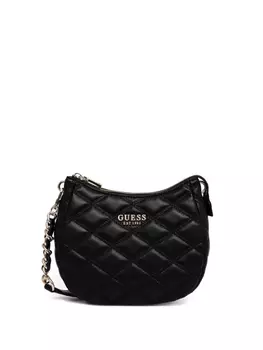 GUESS USA стеганая сумка на плечо, черный