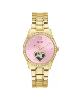 Guess watches ladies GW0380L2 женские часы из стали и золотого ремешка