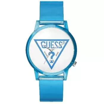 Guess женские классические часы с белым циферблатом