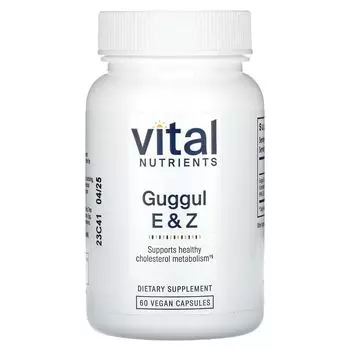 Guggul E & Z, 60 веганских капсул Vital Nutrients