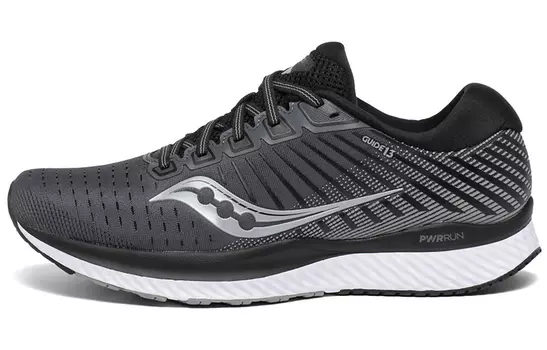 Guide 13 Кроссовки мужские низкие черные/белые/серебристые Saucony
