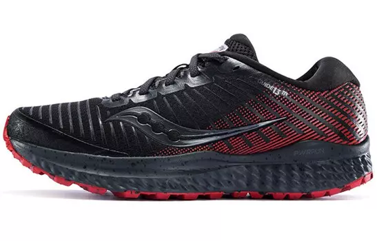 Guide 13 Кроссовки мужские низкие черные/красные Saucony