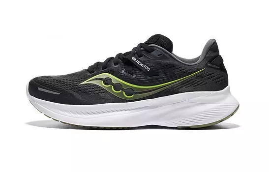Guide 16 Кроссовки мужские низкие черные/зеленые Saucony