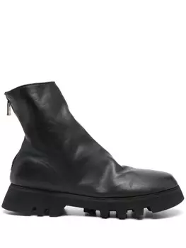 Guidi кожаные ботинки, черный