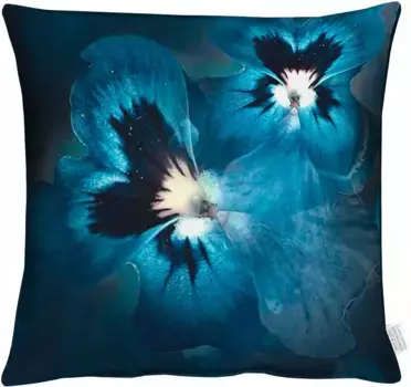 Guido Maria Kretschmer Home&Living декоративная подушка "Виола", чехол без наполнителя, 1 шт., 46x46 см 46х46 см, темно-синий