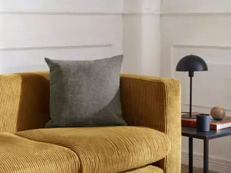 Guido Maria Kretschmer Home&Living декоративная подушка "Джеки", (1 шт.) 45х45 см, цвет khaki, olivgrn + unifarben