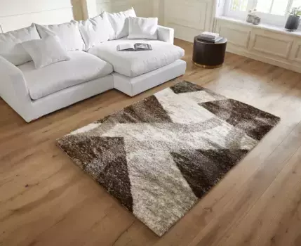 Guido Maria Kretschmer Home&Living ковер с высоким ворсом "Паола", прямоугольный ковер с высоким ворсом, особенно мягкий, тканый, с мягким ворсом 60х90 см, цвет sand