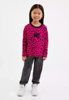 Gulliver Комфортные джинсы на теплой флисовой подкладке, черный