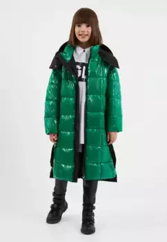 Гулливер полупальто с капюшоном Gulliver, зеленый