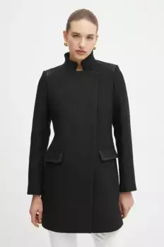 ГУМИ шерстяное плащ Morgan, черный
