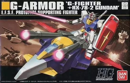 Gundam HGUC 1/144 G-Armor G Fighter + RX-78-2 Gundam Inna marka