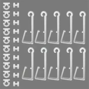 Гусеницы Good Life «Ova», (упаковка, 10 шт.), для внутренних направляющих, белый