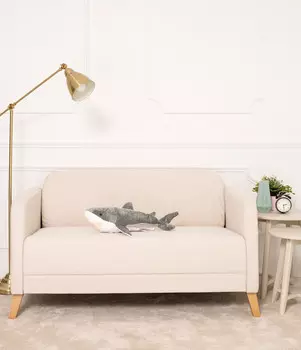 Gustaw Teddy Bear, Adi Shark Teddy Bear, серый, 60 см Mi Gustaw