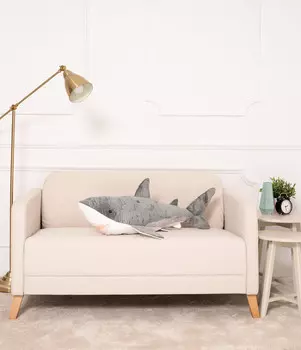 Gustaw Teddy Bear, Adi Shark Teddy Bear, серый, 90 см Mi Gustaw