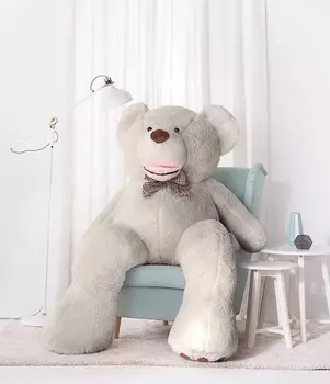 Gustaw Teddy Bear, Amigo Teddy Bear, серый, 190 см Mi Gustaw