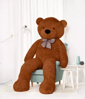 Gustaw Teddy Bear, Большой плюшевый мишка Classico, коричневый, 270 см Mi Gustaw