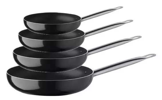 Густав Восс 20+24+28+32 см Сковорода 4 предм. Набор сковородок ПИРЕУС Gustav Voss