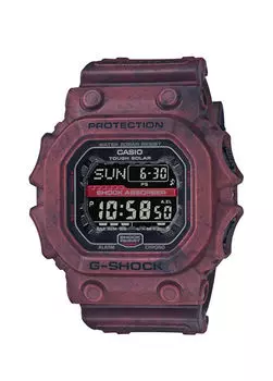 Gx-56Sl-4Dr пластиковые бордовые мужские наручные часы Casio, мультиколор