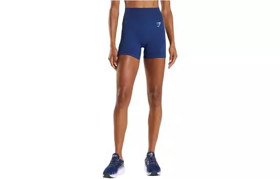 GYMSHARK Спортивные шорты VITAL SEAMLESS 2.0 женские, звездно-синие, Marlstone