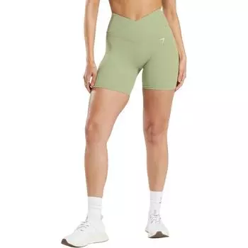 GYMSHARK Спортивные шорты женские светло-зеленые