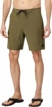 H2O-Dri Nomad Global Entry 19-дюймовые шорты карго Hurley, цвет Olive