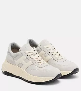 H669 замшевые и кожаные кроссовки Hogan, B210+B002