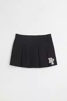 H&amp;M+ Короткая юбка из твила, черный/dy