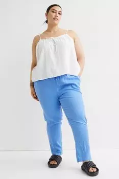 H&amp;M+ Льняные джоггеры, синий