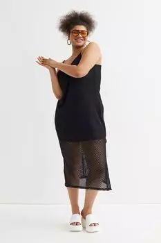 H&amp;M+ Платье крючком, черный