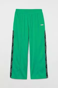 H&M+ Широкие спортивные джоггеры, зеленый/без страха