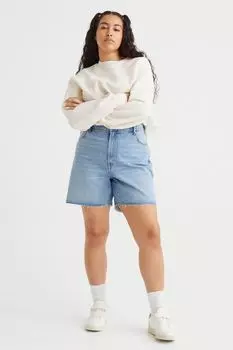 H&amp;M+ шорты-бермуды, светло-голубой деним