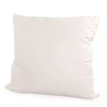 H&F Домашний текстиль Органический хлопок | Подушка 80х80 см | Наполнитель: 1320 грамм пуха, гусиного пуха | 100% натуральная трехкамерная подушка | Обложка: 100% хлопок, батист | 3-х камерные пуховые подушки Home-&-Fashion