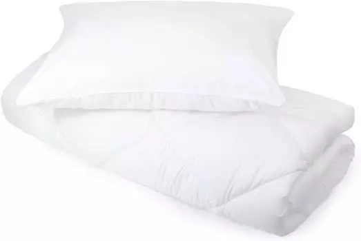 Х&Ф | Комплект одеял и подушек 135х200 4 сезона + подушка 50х70 | Чехол на подушки и одеяла: 100% микрофибра | Сертифицирован Oeko-TEX | Наполнитель: одеяло 1000г, подушка спальная 550г Home-&-Fashion