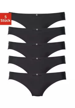 H.I.S String (5 шт.), изготовлены из качественного эластичного хлопка, черный