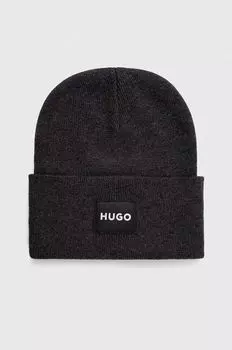 ХЬЮГО шапка Hugo, серый