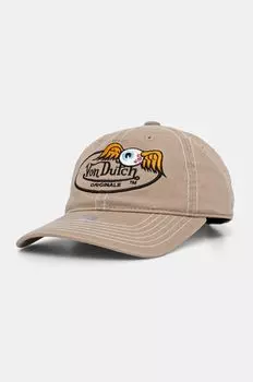 ХЬЮСТОН бейсбольная кепка Von Dutch, бежевый