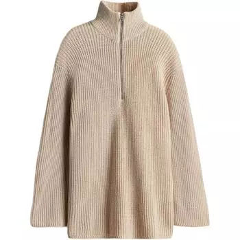 H&M Джемпер женский светло-бежевый