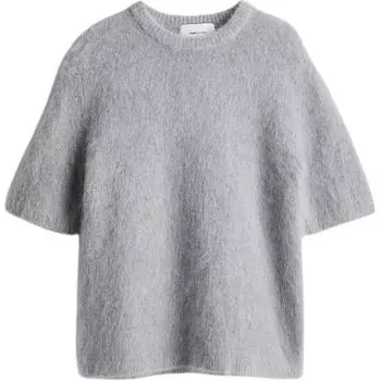 H&M Джемпер женский светло-серый