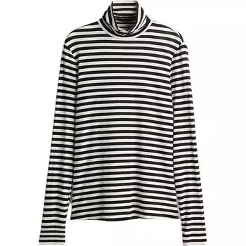 H&M Футболка женская в черно-белую полоску