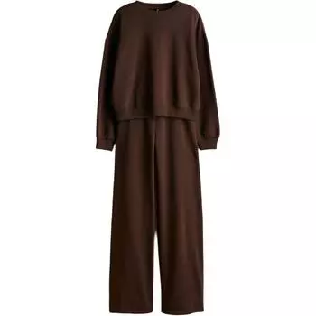 H&M Комплект свитшотов женский темно-коричневый