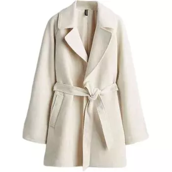 H&M Кремовые женское пальто