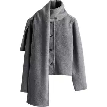 H&M Куртка женская микс серый
