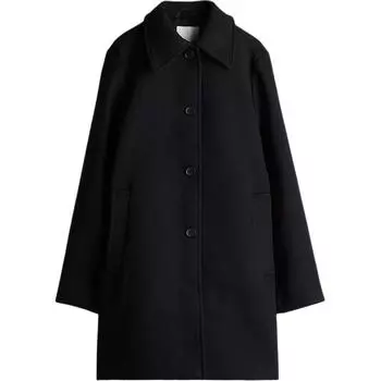 H&M Пальто Женское Черное