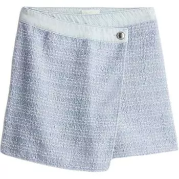 H&M Повседневные шорты женские светло-голубые