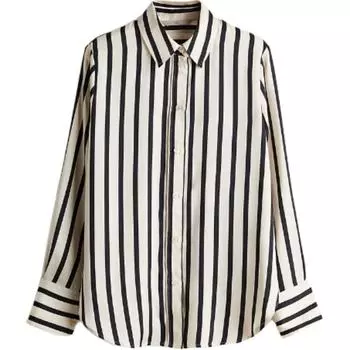 H&M Рубашка женская кремовый
