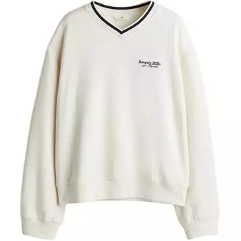 H&M Свитшот женские кремовая