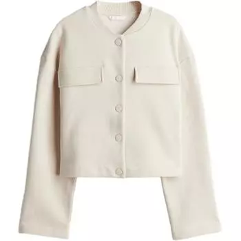 H&M Свитшот женский светло-бежевый