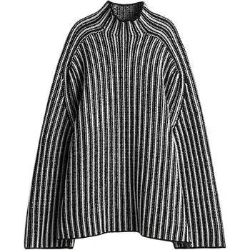 H&M Женский свитер в черную полоску