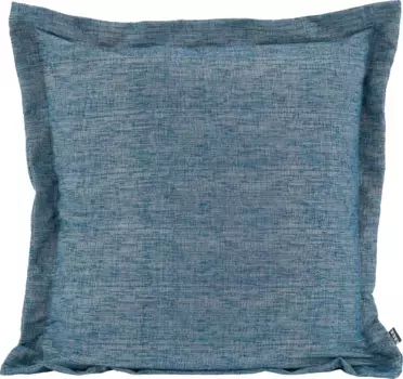 Х.ОК.К. Декоративная подушка "Addicted", элегантного дизайна, чехол с наполнителем, 1 шт H.O.C.K. 50х50 см, темно-синий/темно-синий